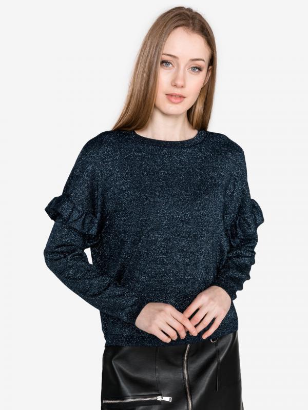 Tinsel Svetr Vero Moda Modrá