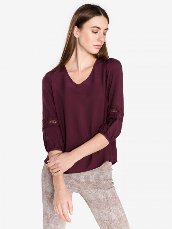 Lacey Top Vero Moda Fialová