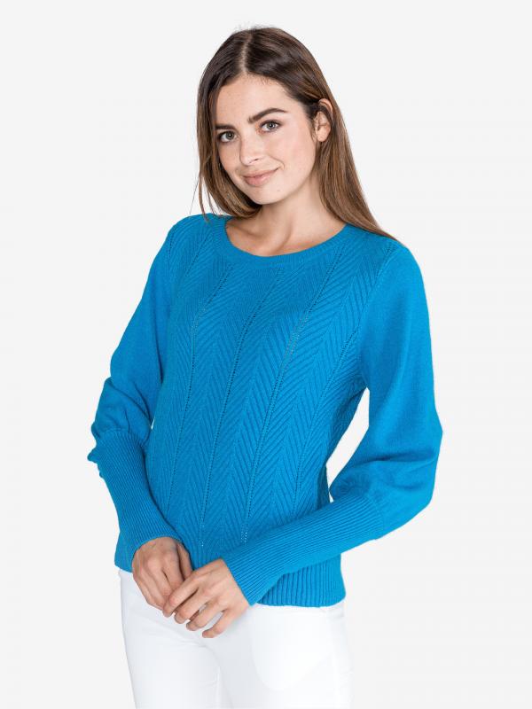 Diva Svetr Vero Moda Modrá
