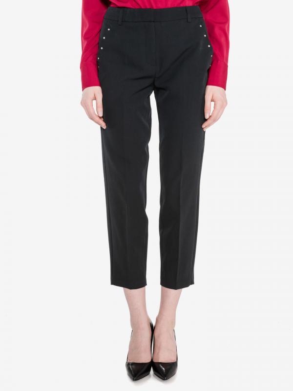 Sandy Selma Kalhoty Vero Moda Černá