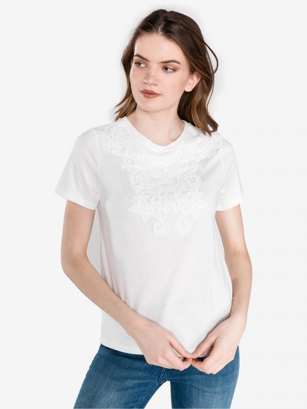 Mona Triko Vero Moda Bílá