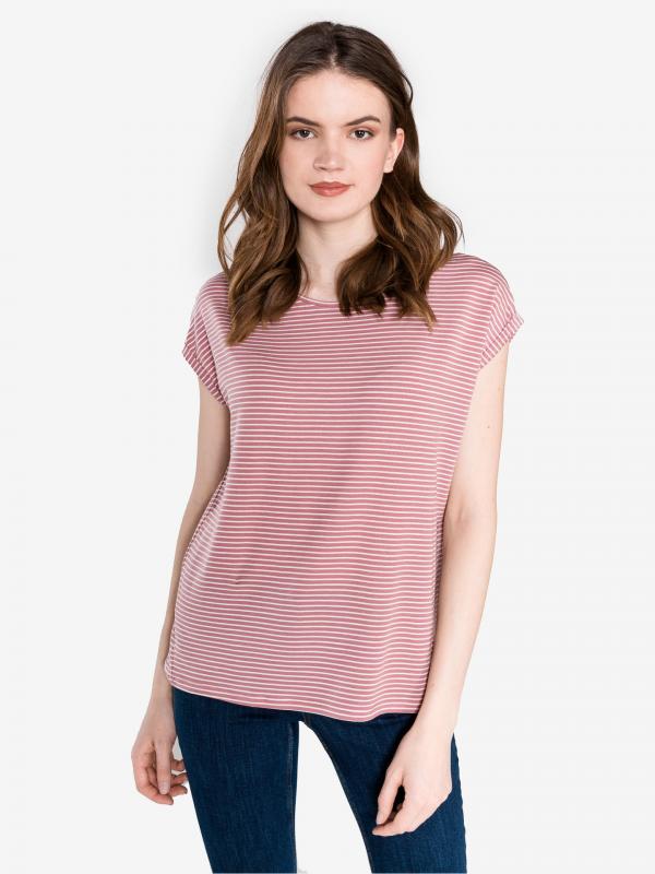 Ava Plain Triko Vero Moda Růžová