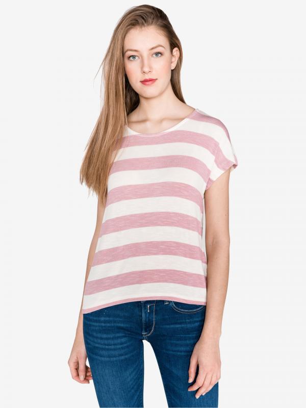 Wide Triko Vero Moda Bílá
