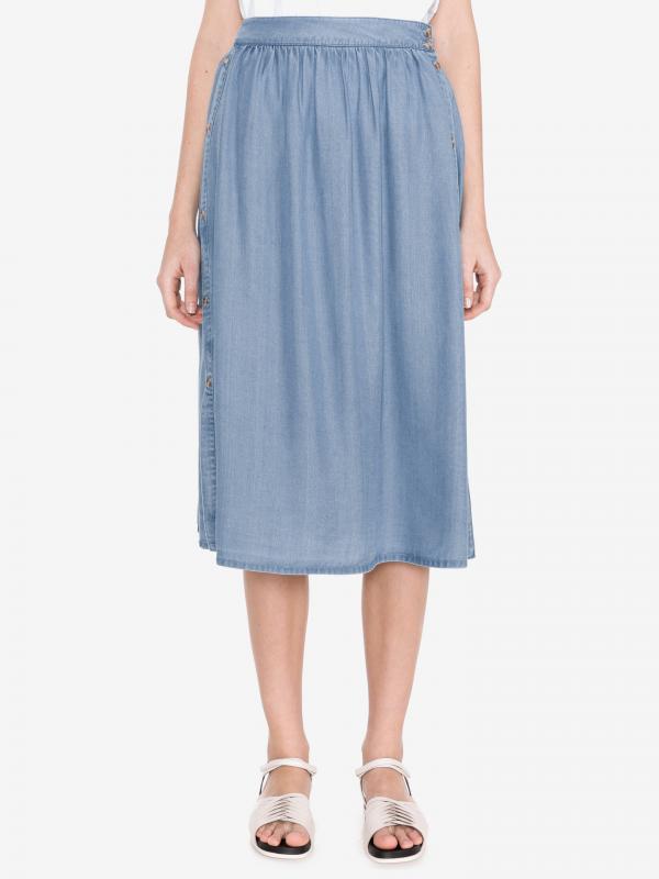 Mia Sukně Vero Moda Modrá