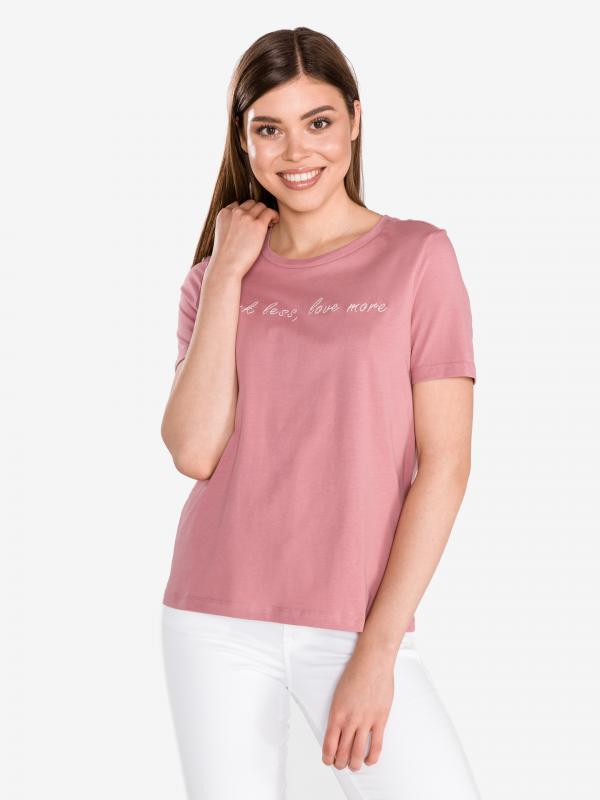 Sarah Olly Triko Vero Moda Růžová