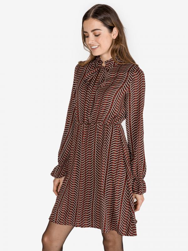 Zenac Šaty Vero Moda Hnědá