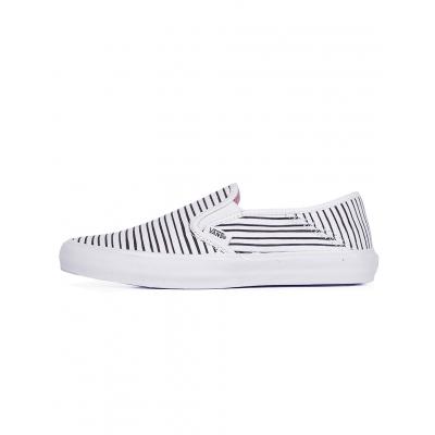 Slip-on Vans SLIP-ON SF (Just Stripes) true white/black
