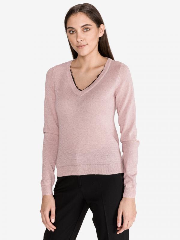 Alfrida Svetr Vero Moda Růžová