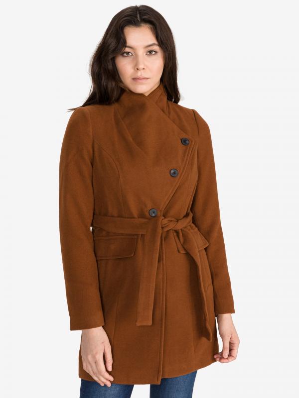 Calamaria Kabát Vero Moda Hnědá