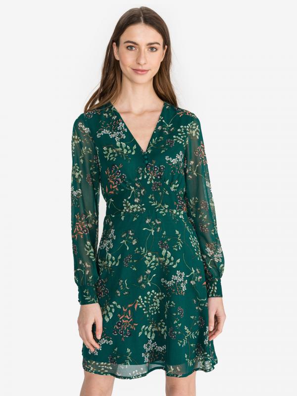 Julie Šaty Vero Moda Zelená