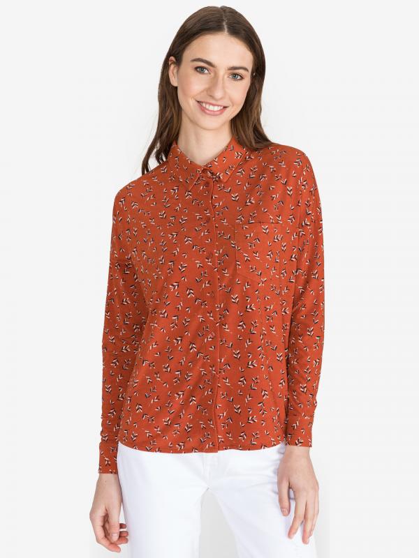 Toka Košile Vero Moda Oranžová