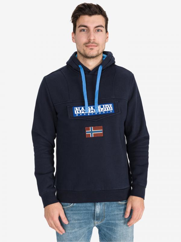 Burgee 2 Mikina Napapijri Modrá