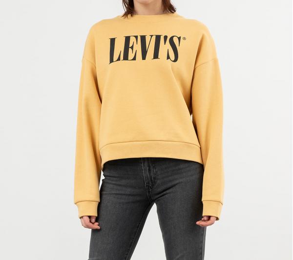 Levi's® Graphic Diana Crew Sweatshirt Yellow
