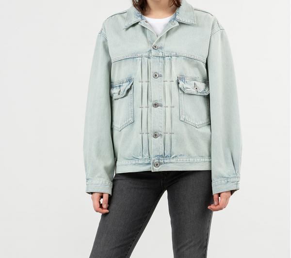 Levi's® Love Letter Trucker Jacket Light Blue Denim