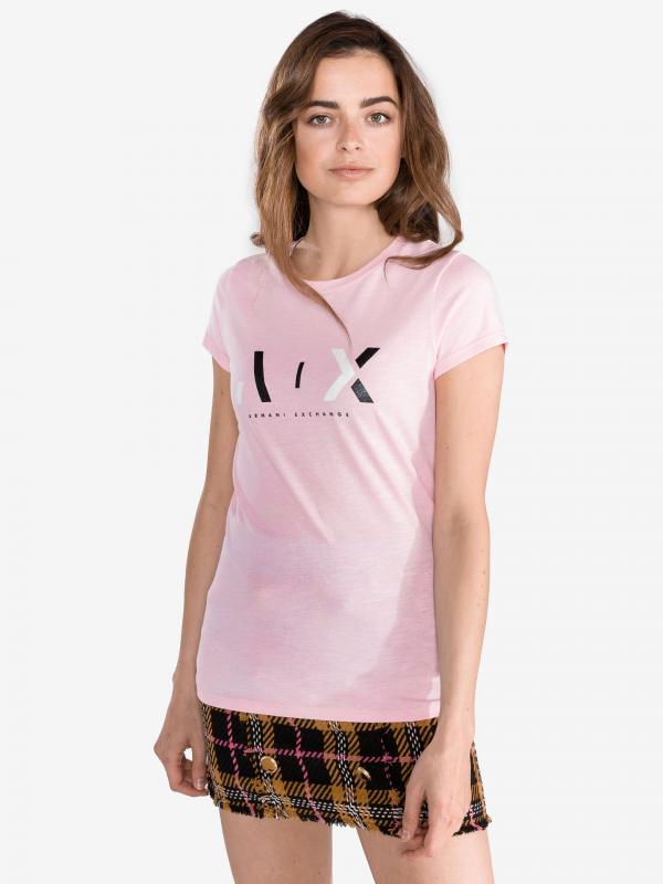 Triko Armani Exchange Růžová