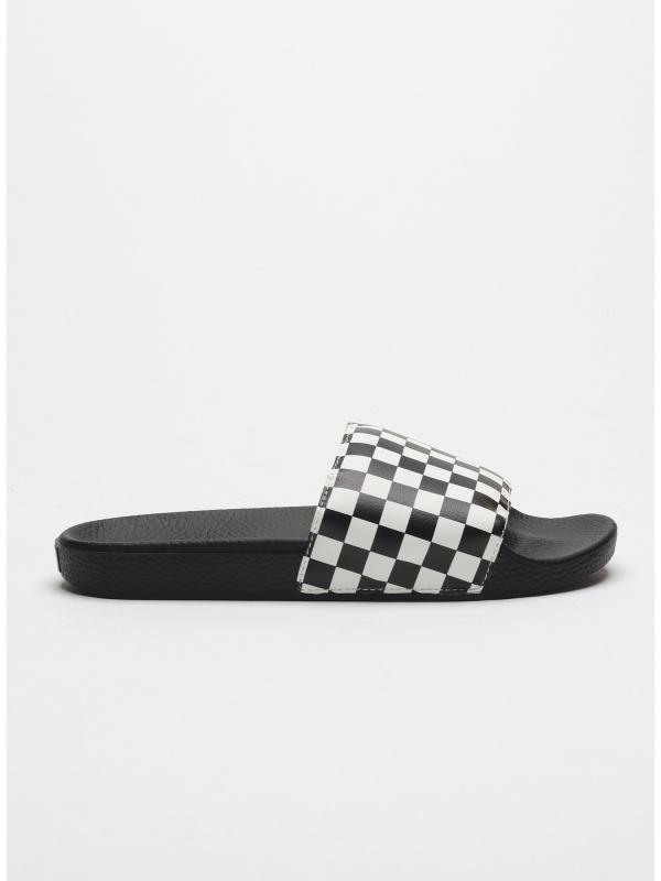 Pantofle Vans Mn Slide-On (Checkerboard) Černá