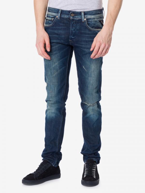 Grover Jeans Replay Modrá