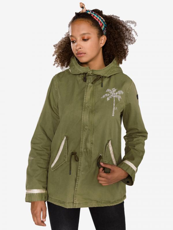 Parka Replay Zelená