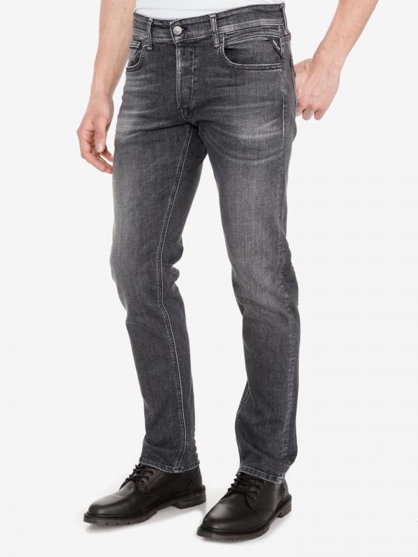 Grover Jeans Replay Šedá
