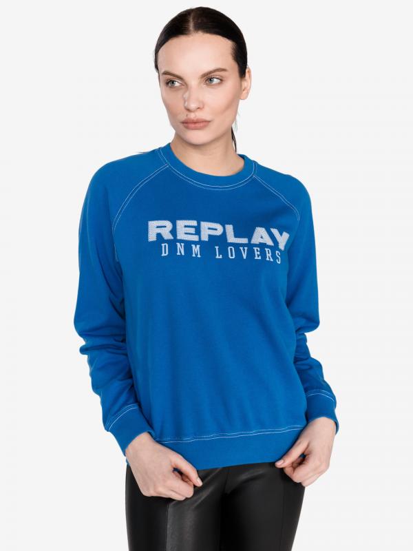 Mikina Replay Modrá