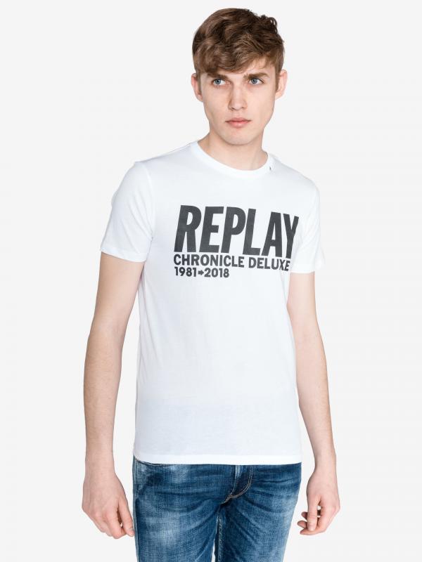 Triko Replay Bílá