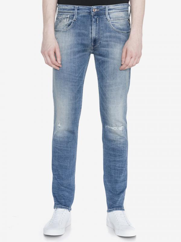 Anbass Jeans Replay Modrá