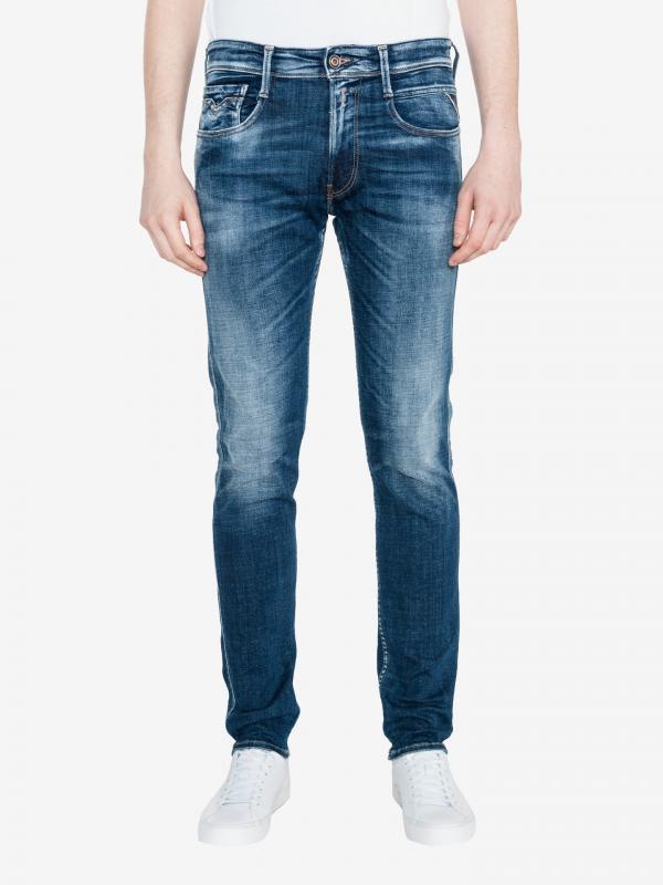 Anbass Jeans Replay Modrá