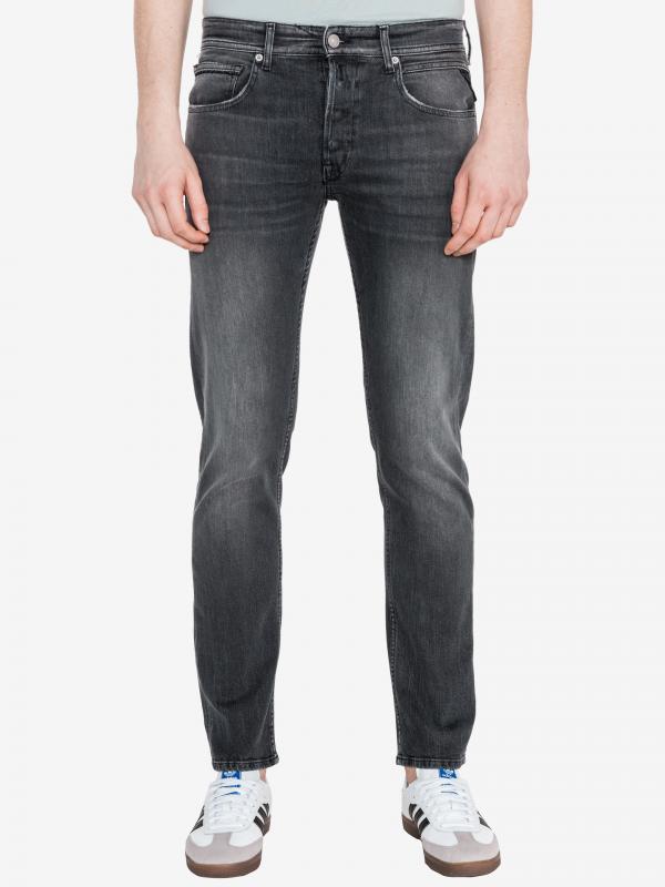 Grover Jeans Replay Černá