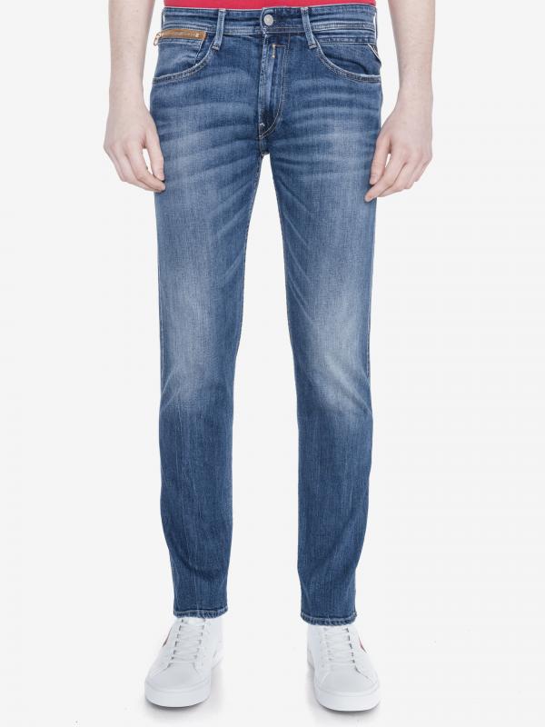Anbass Jeans Replay Modrá