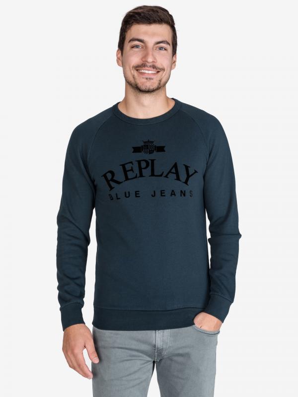 Mikina Replay Modrá