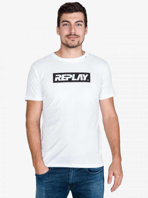 Triko Replay Bílá
