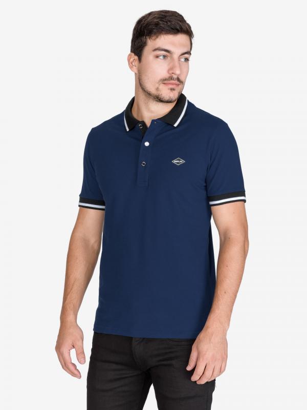 Polo triko Replay Modrá