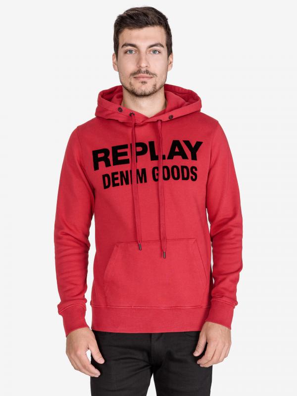 Mikina Replay Červená