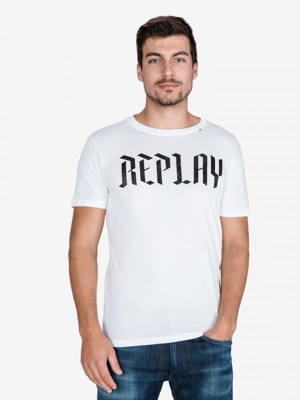 Triko Replay Bílá