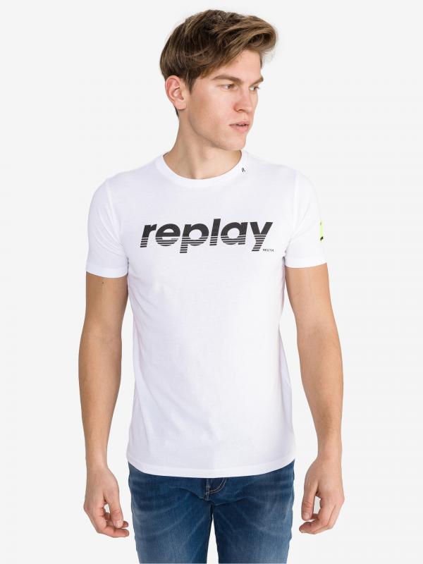 Triko Replay Bílá