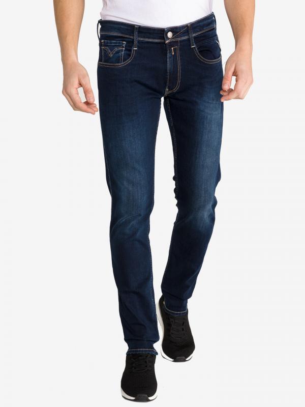 Anbass Jeans Replay Modrá