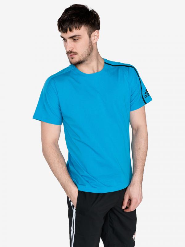 Z.N.E. Triko adidas Performance Modrá