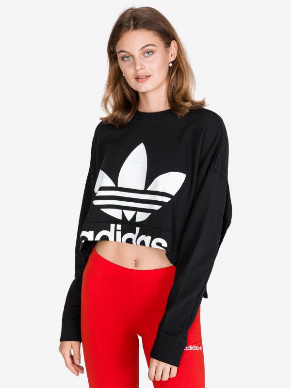 Back Cutout Mikina adidas Originals Černá