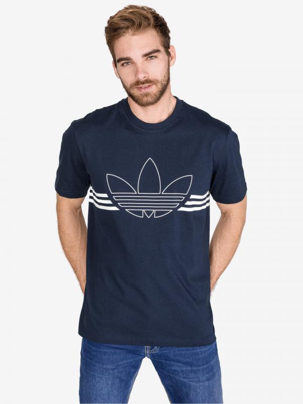 Outline Triko adidas Originals Modrá