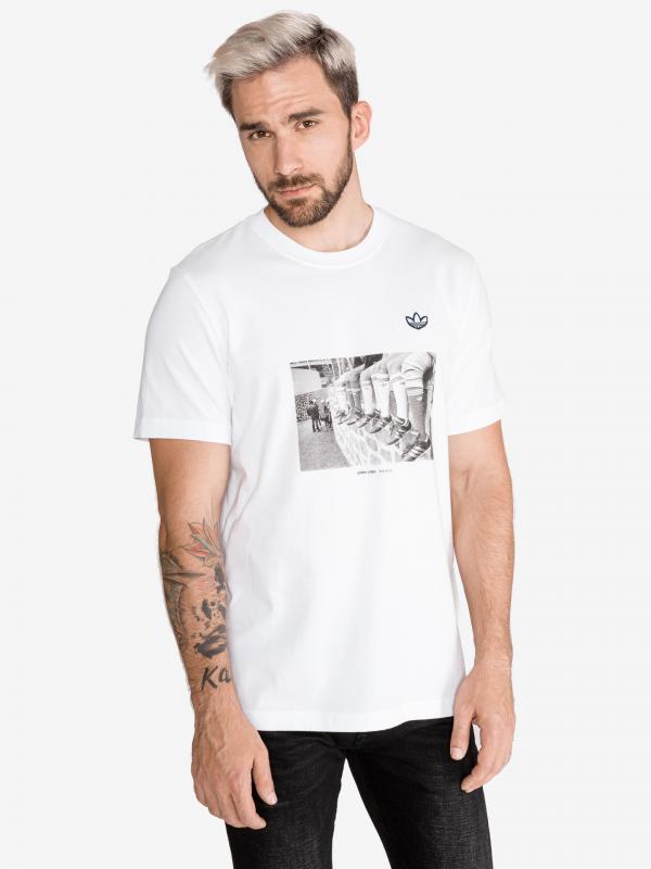 Samstag Triko adidas Originals Bílá