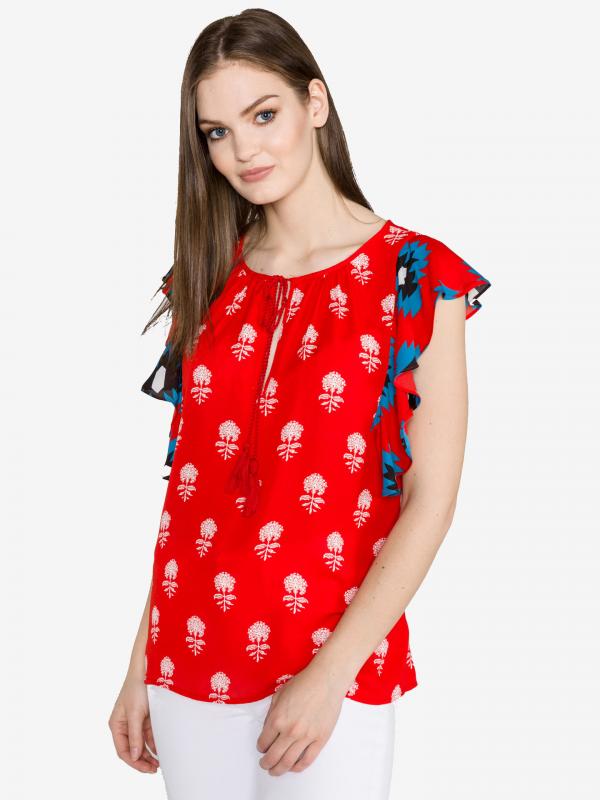 Rapsodia Bohemia Halenka Desigual Červená