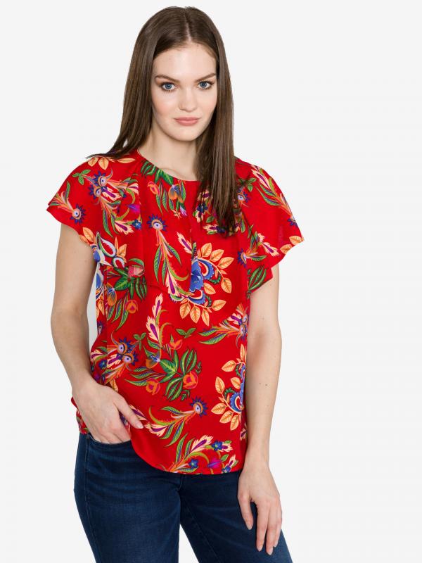 Desigual Luxury Halenka Desigual Červená