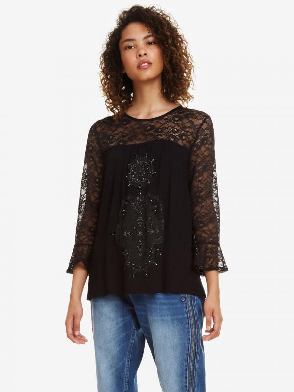 Alegra Top Desigual Černá