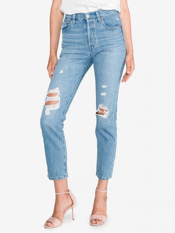 501® Original Cropped Patched Jeans Levi's® Modrá