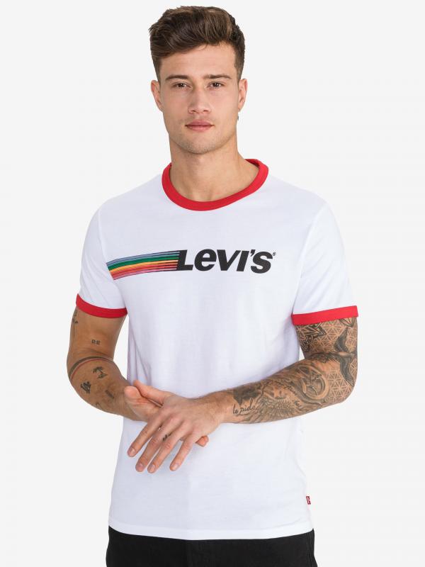 Ringer Triko Levi's® Bílá