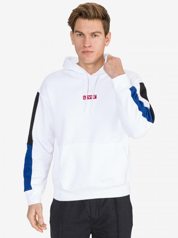 Racer Mikina Levi's® Bílá