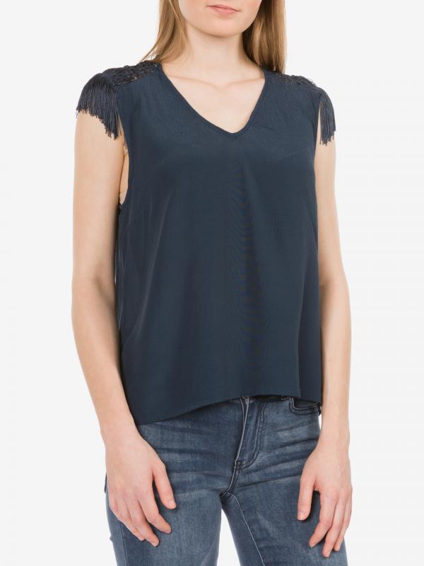 Kentia Top Pepe Jeans Modrá