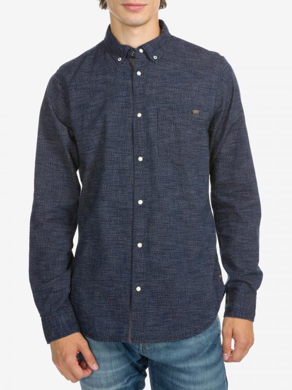 Curtis Košile Pepe Jeans Modrá