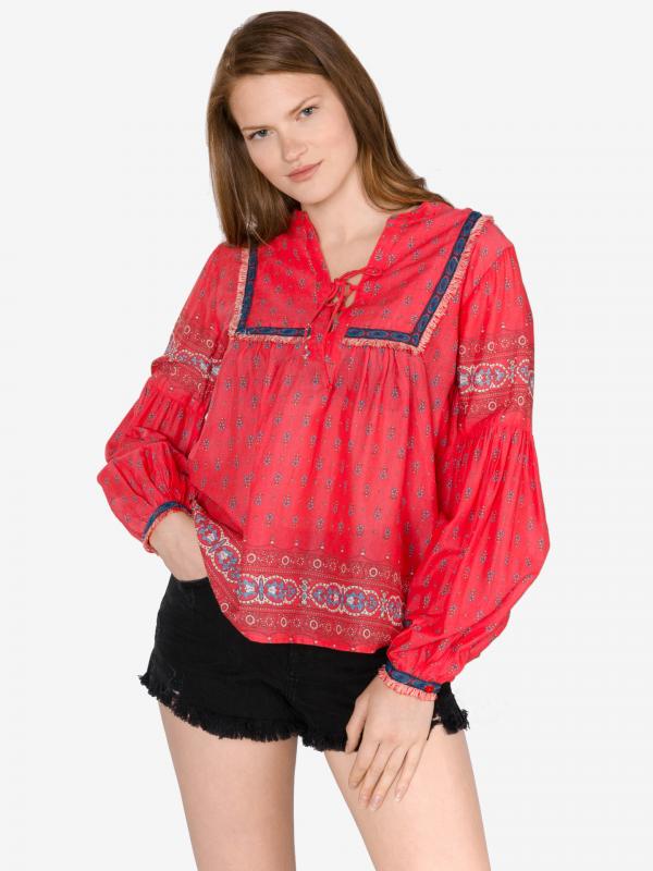 Charlotte Halenka Pepe Jeans Červená