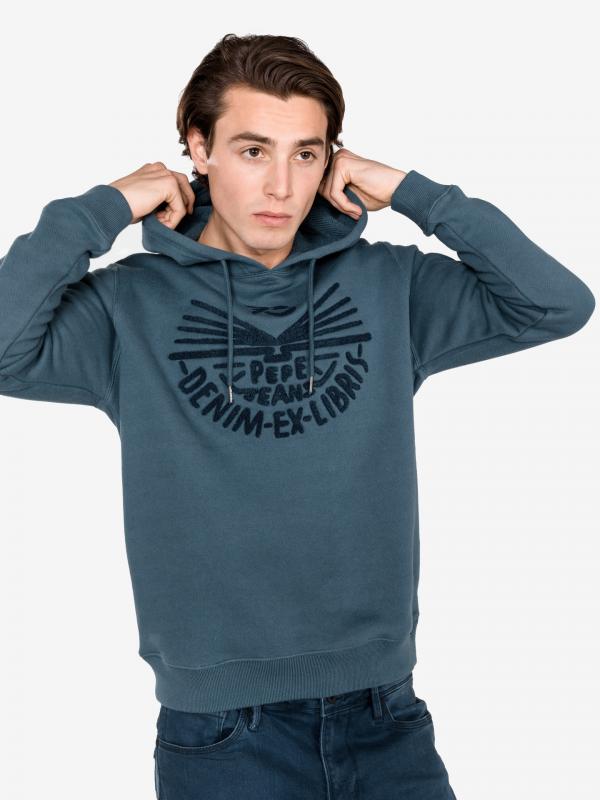 Bernard Mikina Pepe Jeans Modrá